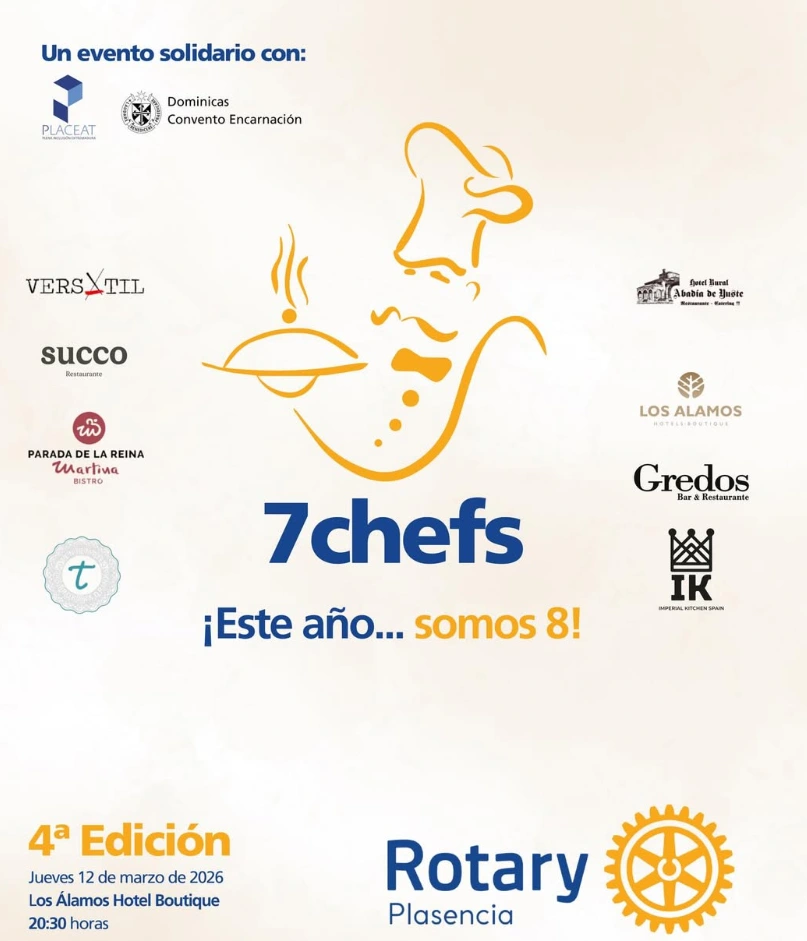 Cartel de la 4.ª edición de 7 Chefs, 2026