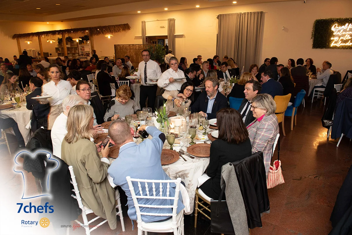 El salón con los asistentes a la tercera edición de 7 Chefs.